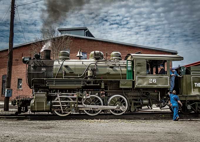 Vintage Steam Engine