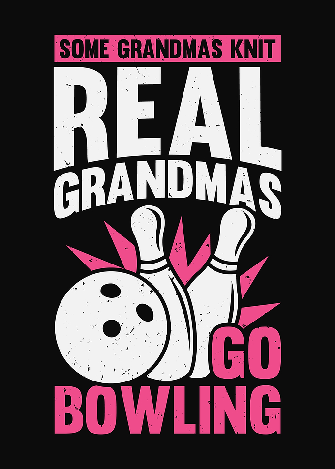 Bowling Grandma Design