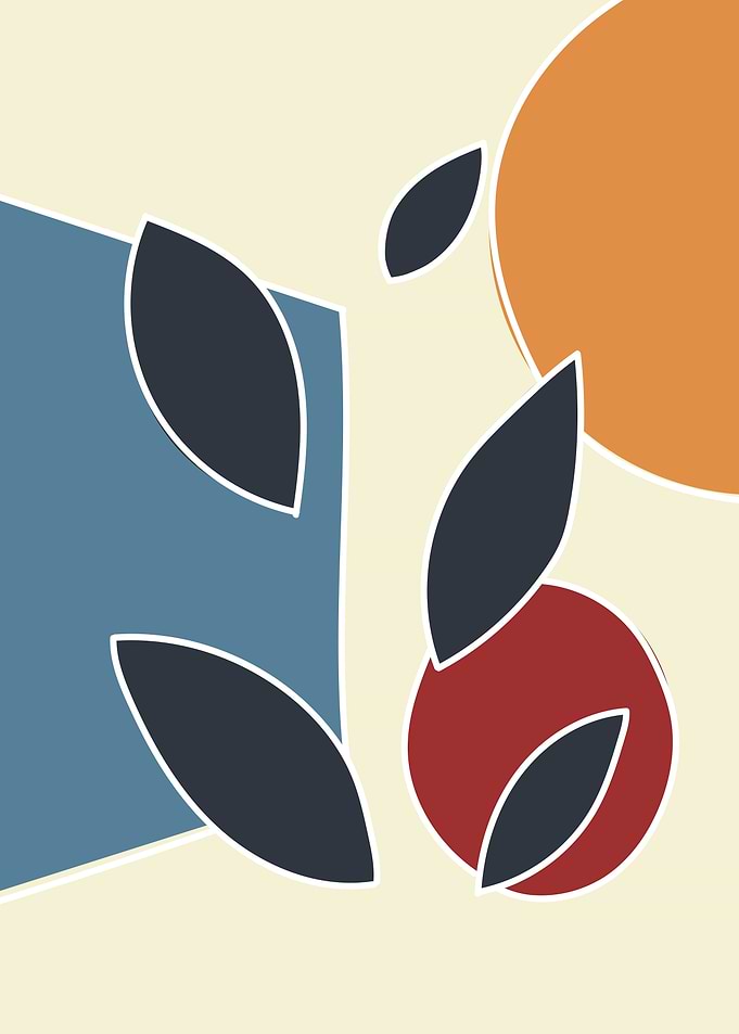 Botanical tropical leafart