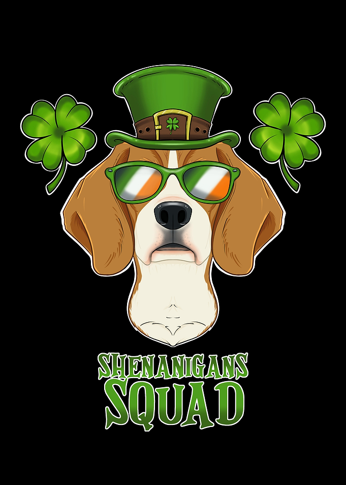 St Patricks Day Beagle