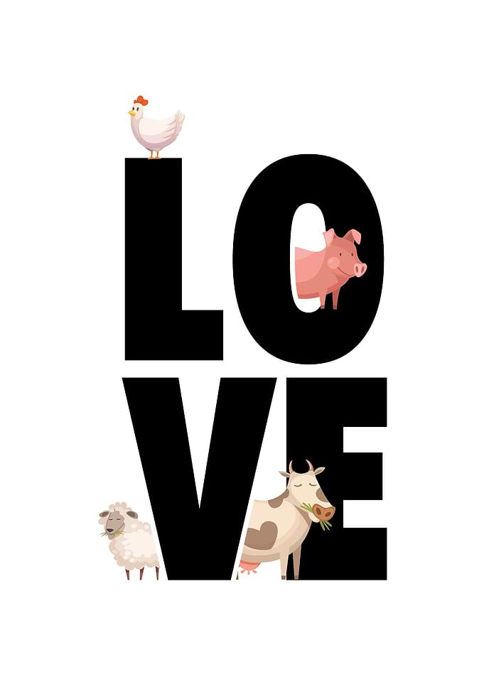 Vegan Love Animals Gifts