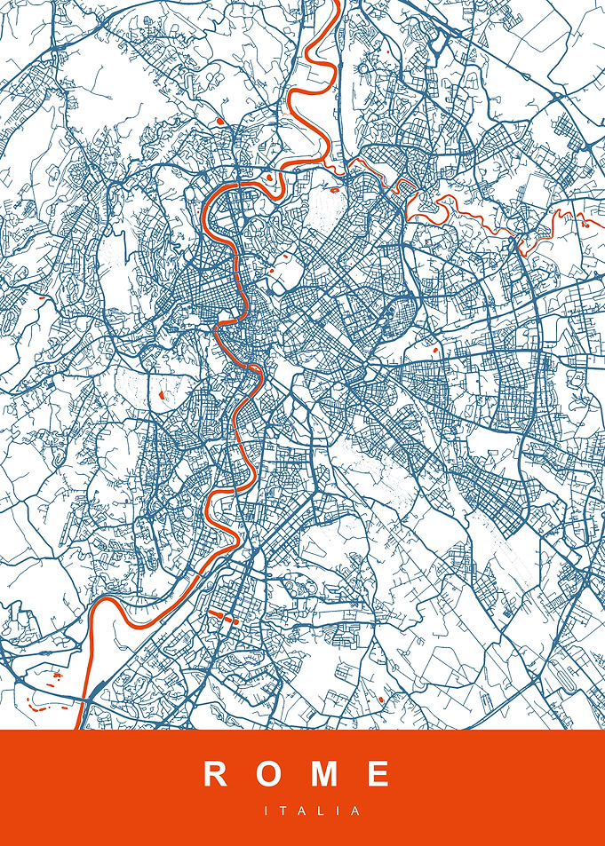 ROME Map ITALY