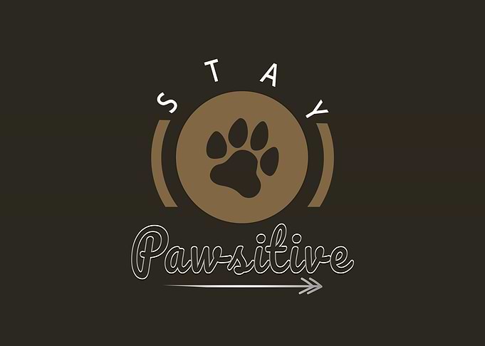 Stay Pawsitive Dog Posters