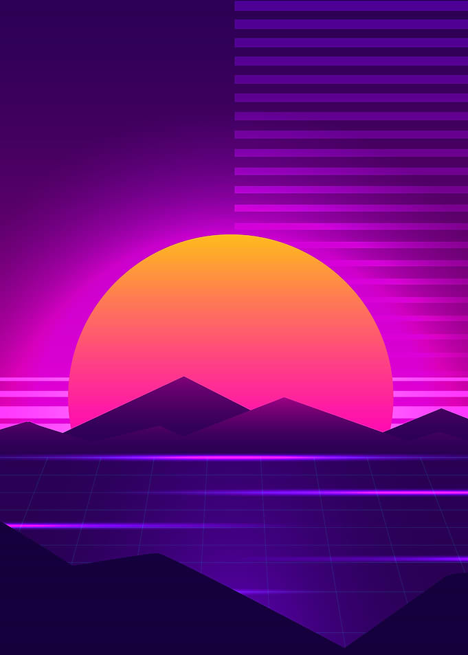 Vapor wave art