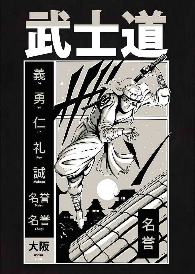 Japanese Ninja Comic