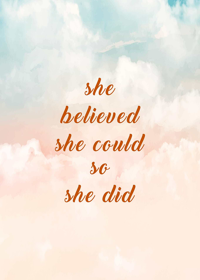 She