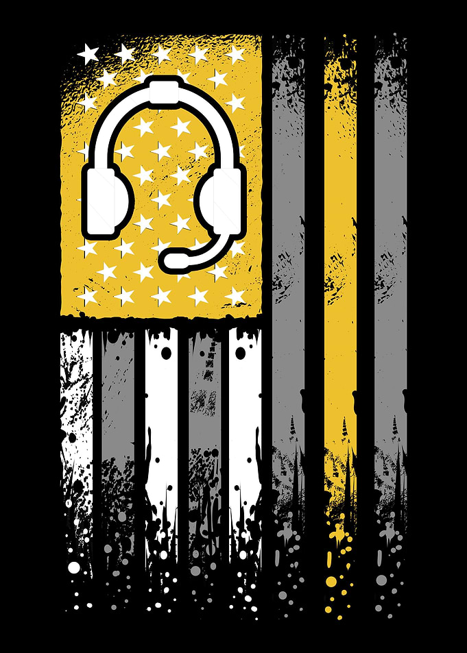 Dispatcher 911 Thin Gold