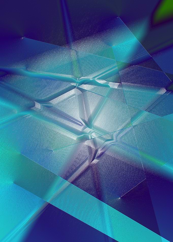 Blue shiny