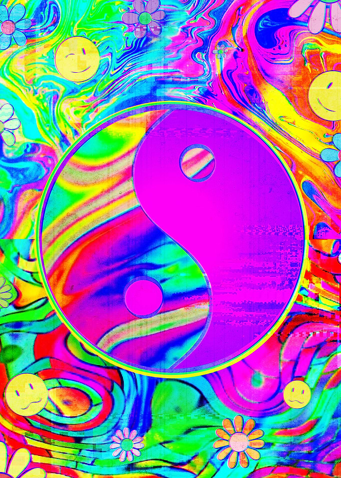 Kidcore Ying Yang Retro