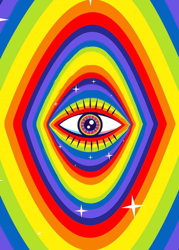 Kidcore Rainbow Eye