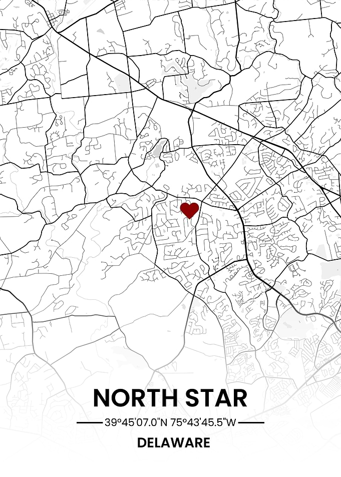 Delaware Maps Art