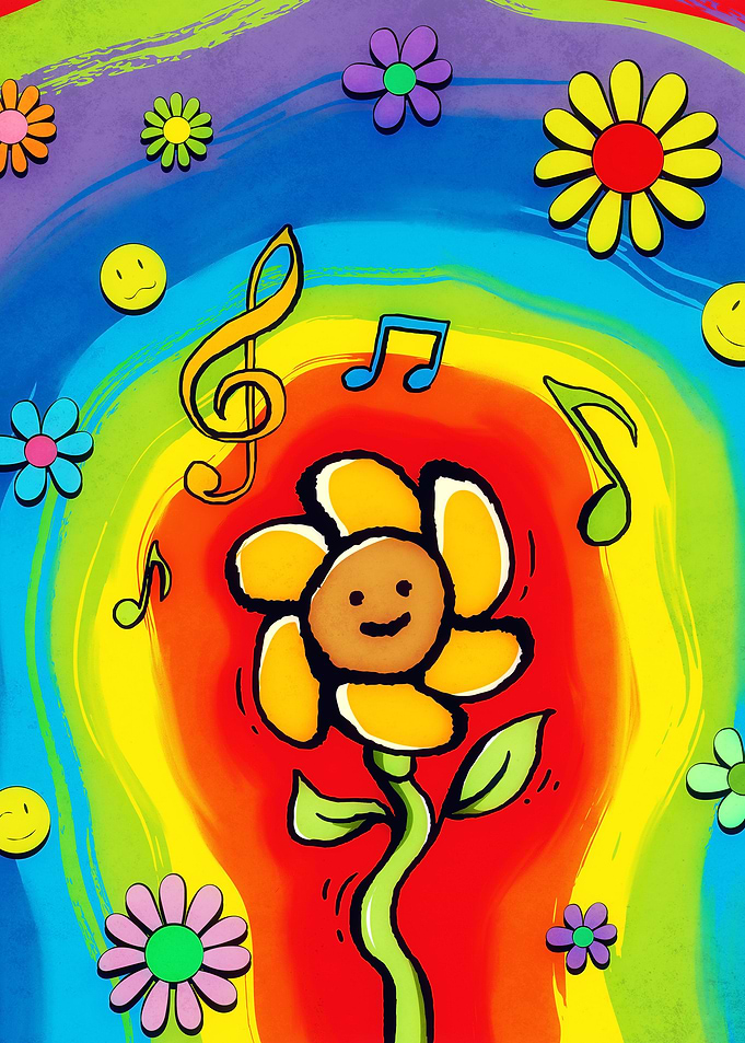Kidcore Dancing Flower
