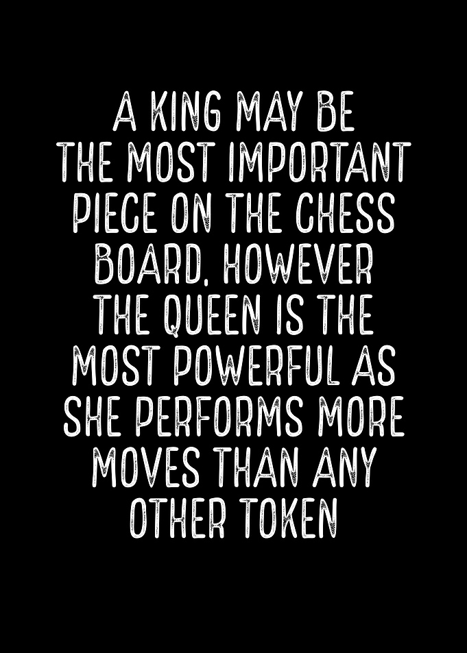 A king is the important