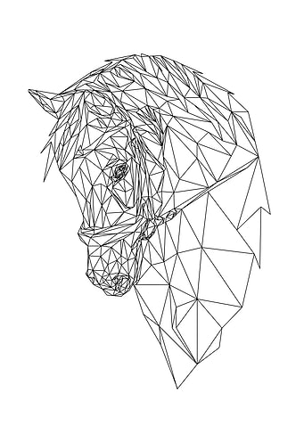 Horse Wireframe