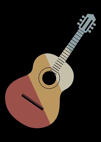 Guitar Retro Vintage