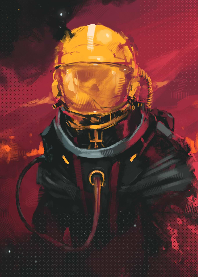Orange Helmet