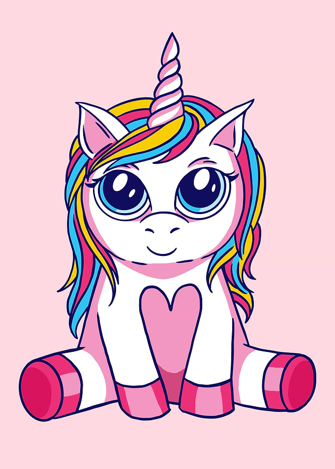 Cute Love Unicorn
