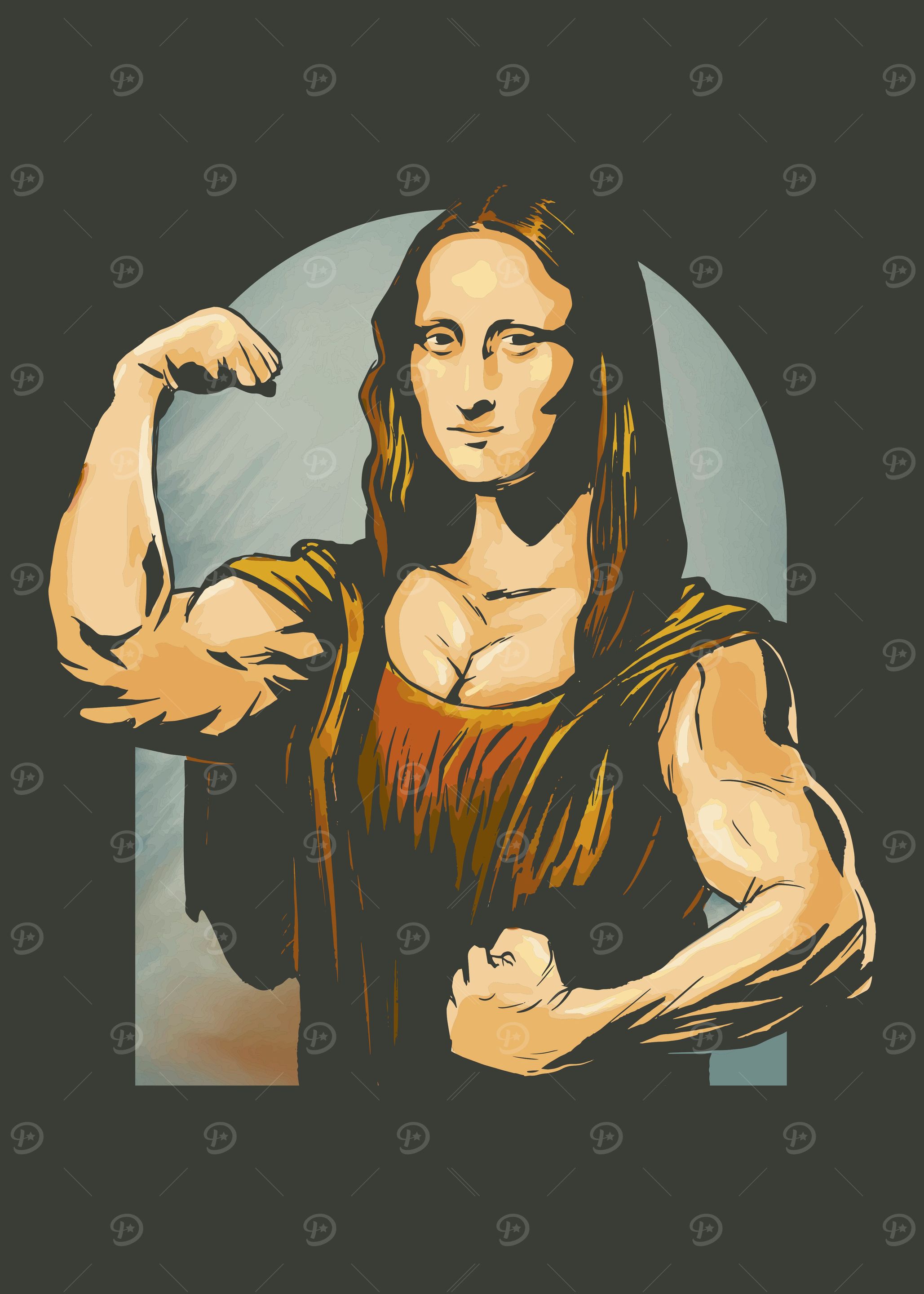 Strong mona lisa parody