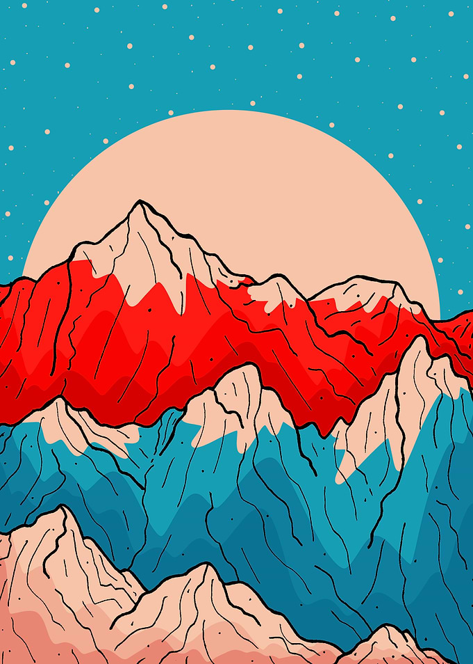 Big moon peaks