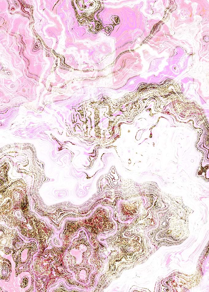 Pink Gold Marble 15