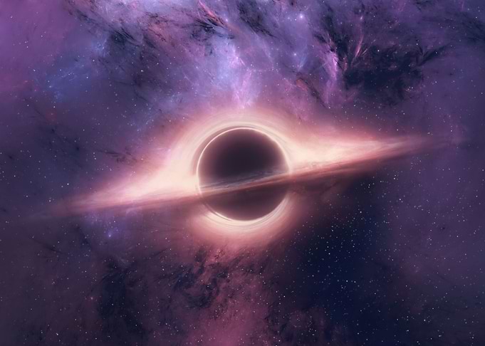 Purple Black Hole