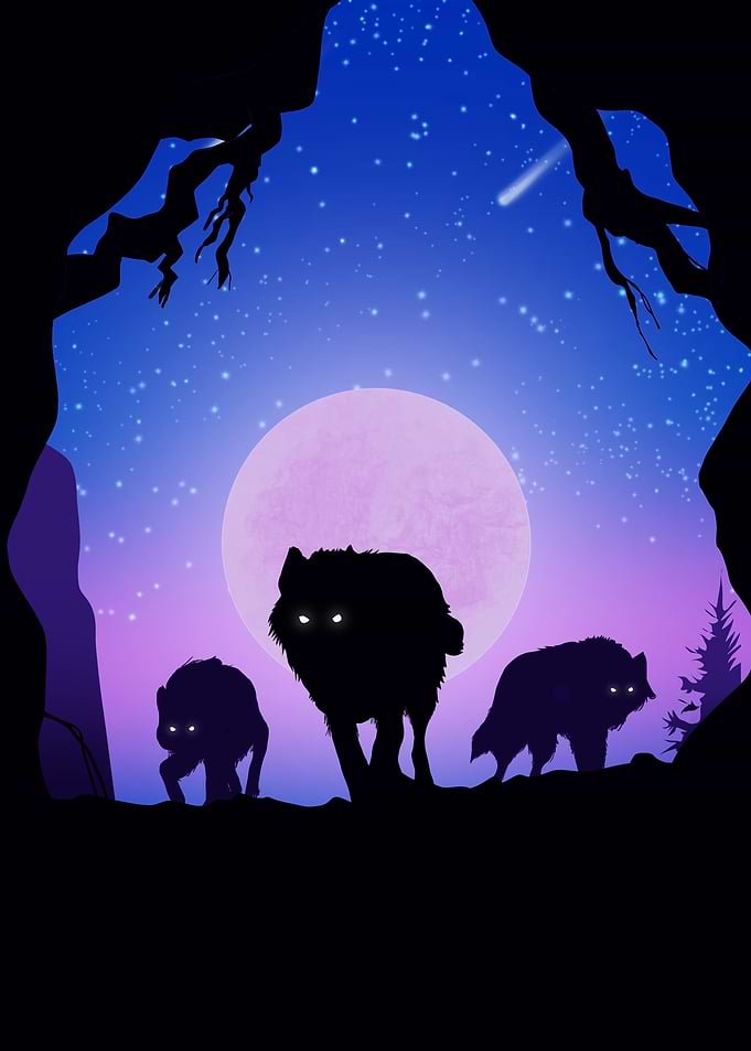 flock of wolves