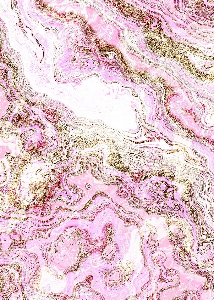 Pink Gold Marble 11