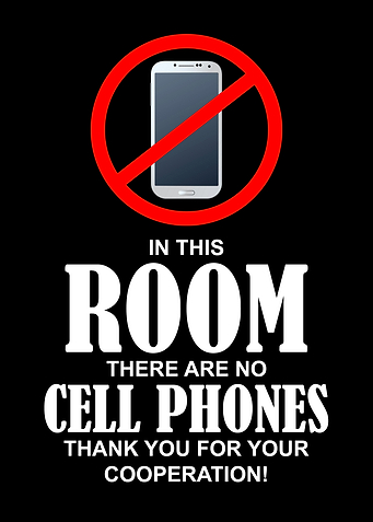 No Cell Phone Wall Art