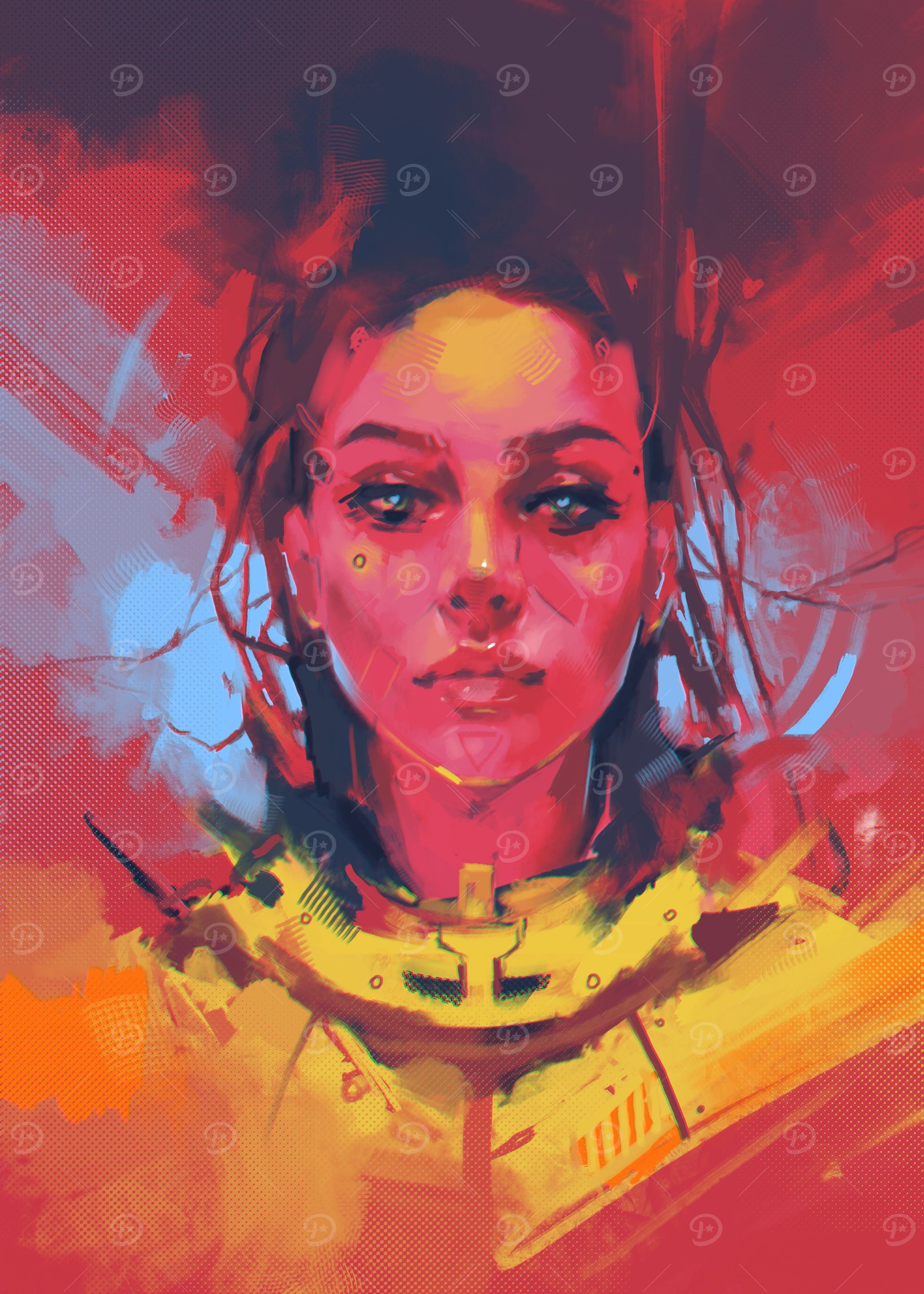 Cybergirl Portrait