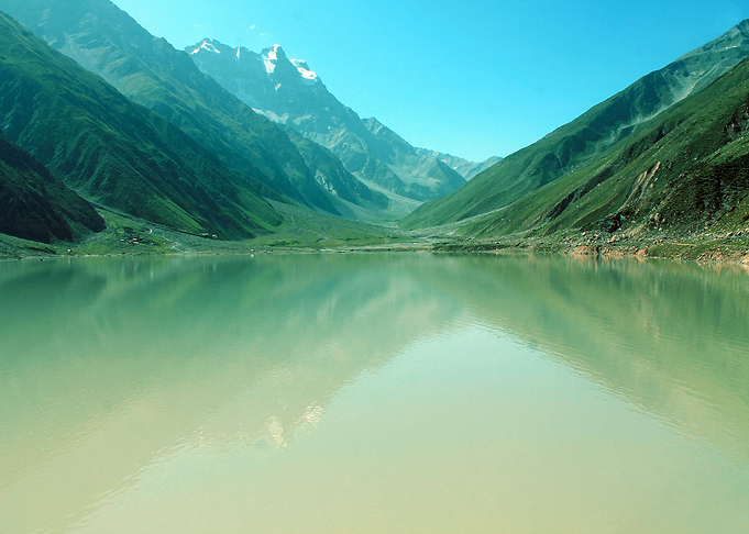 Mountains at Lake Nature
