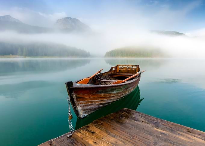 Boat at Lake Nature