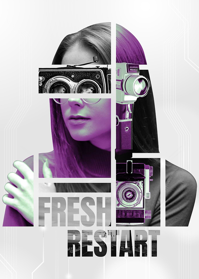 Vintage Camera Collage