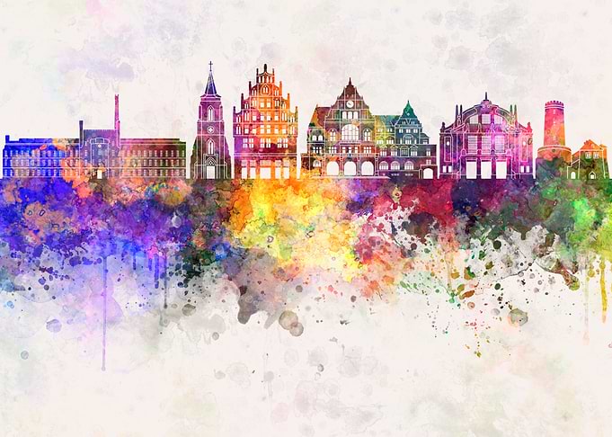 Bielefeld watercolor