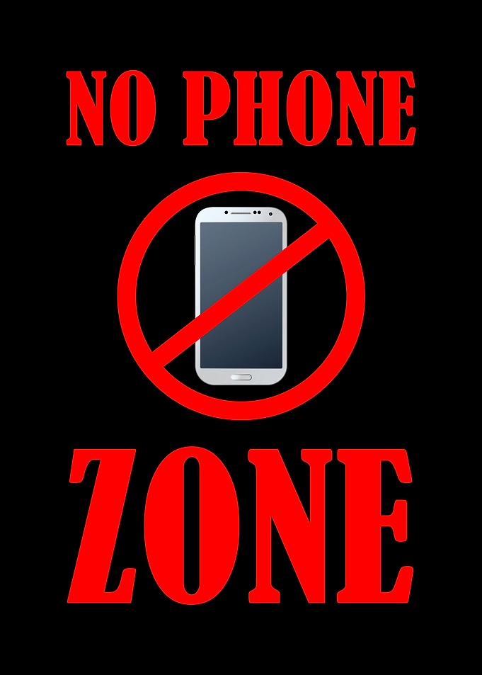 No Cell Phone Wall Art