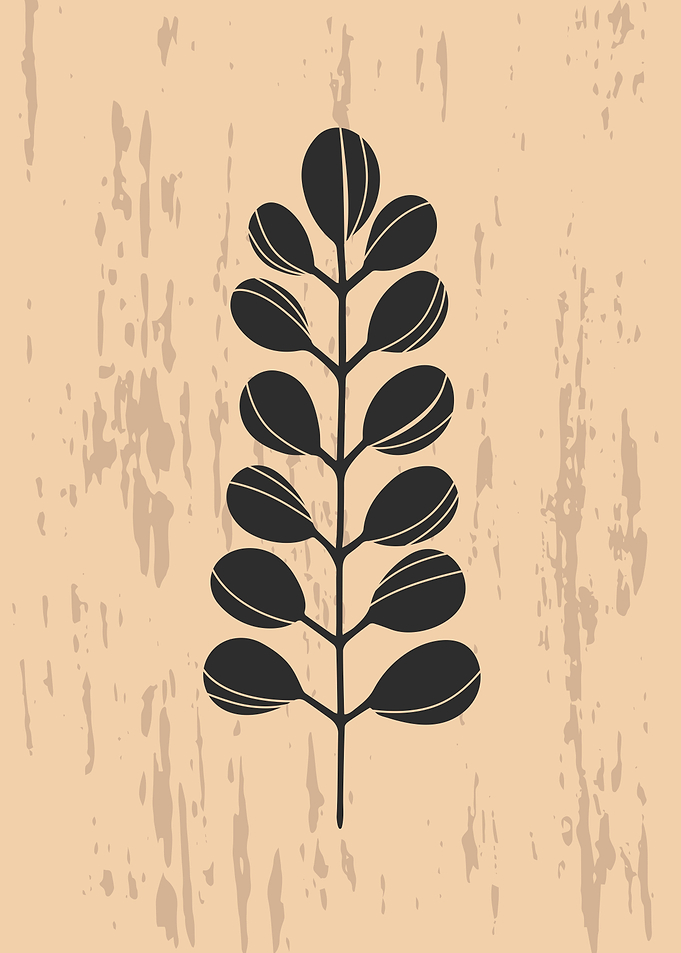 Tropical leaf plant