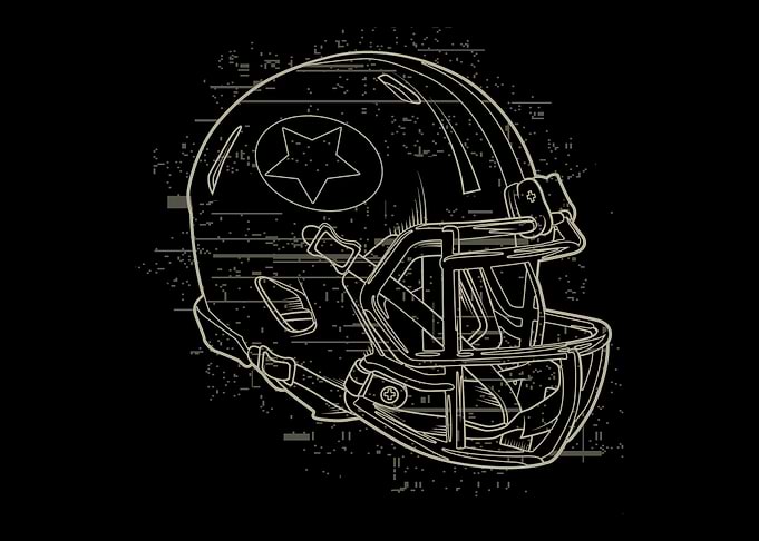 American Football Helmet