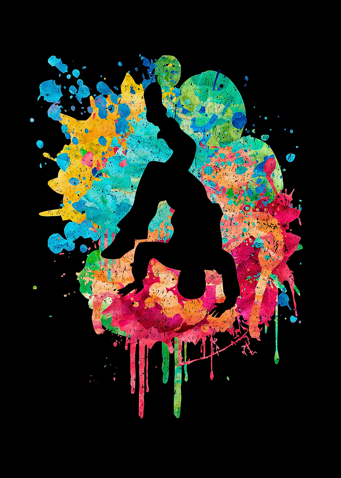 Breakdancer PopArt Style