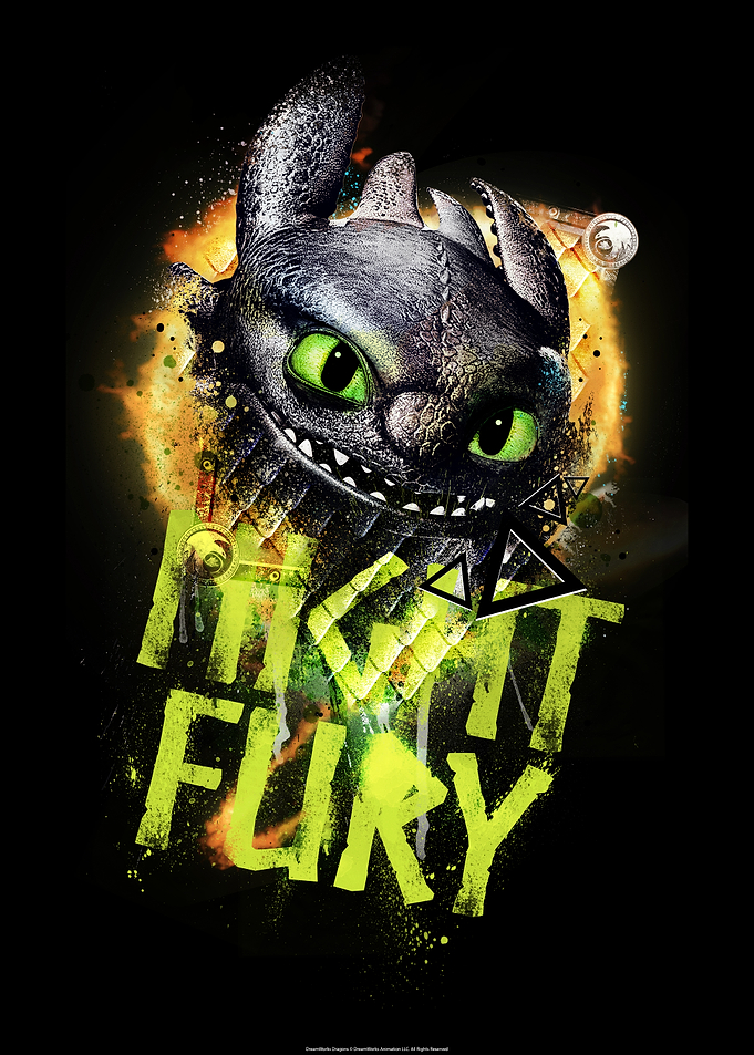 Night Fury Graffiti