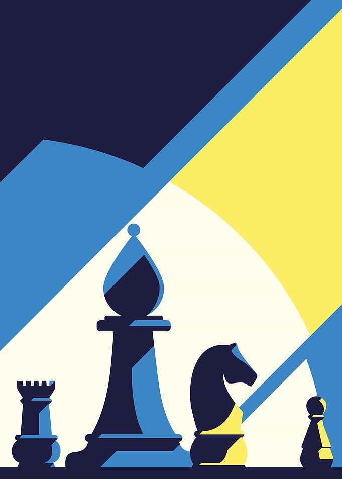 Different chess pieces