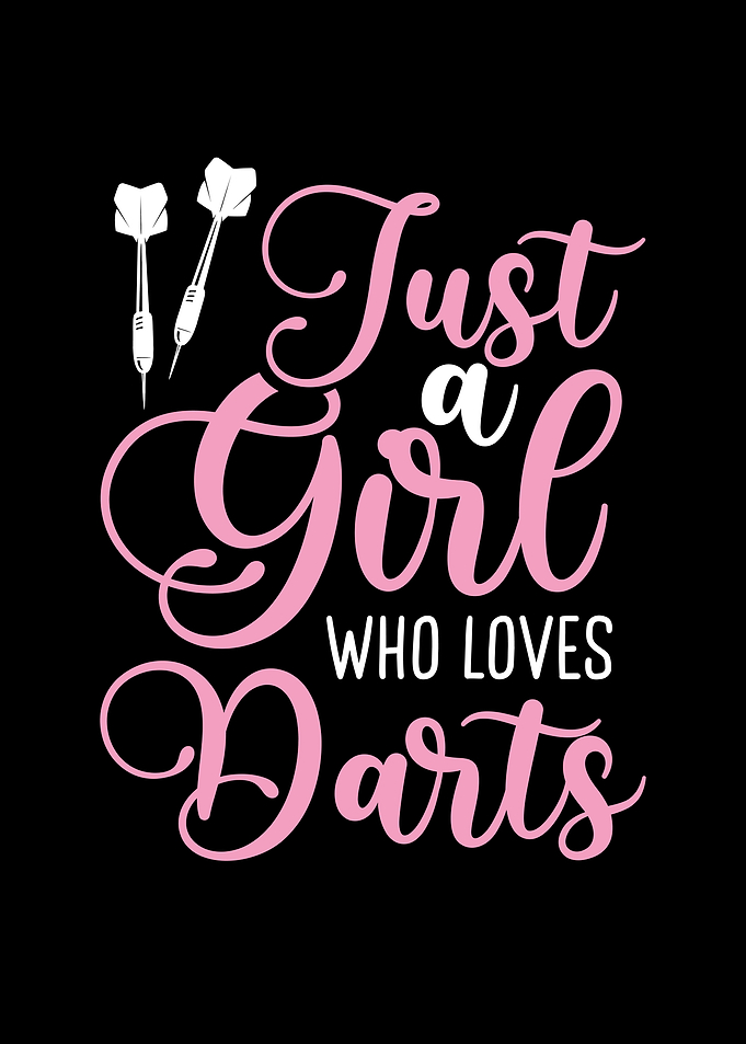 Girl who loves darts
