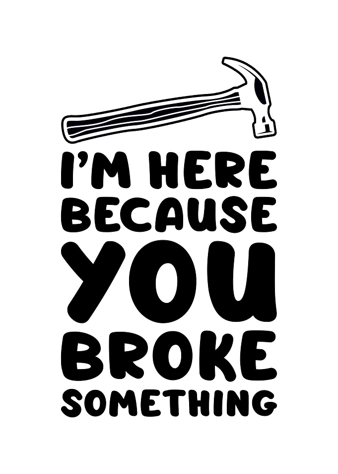 Im Here Because You Broke