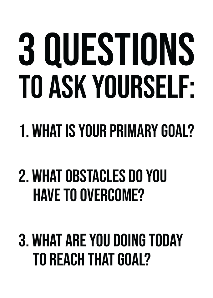 3 Questions For Success