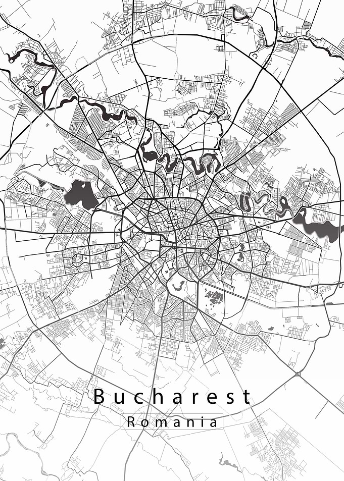 Bucharest City Map