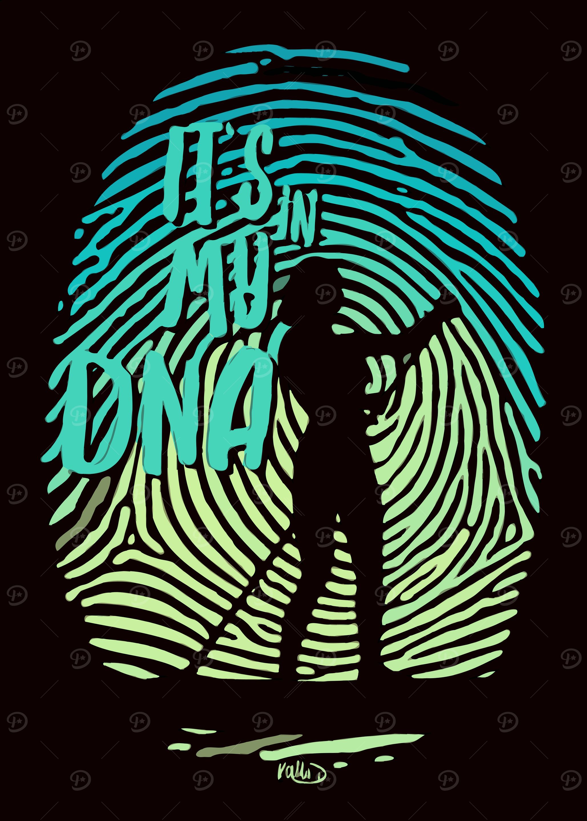 In My DNA SUP Wall Art