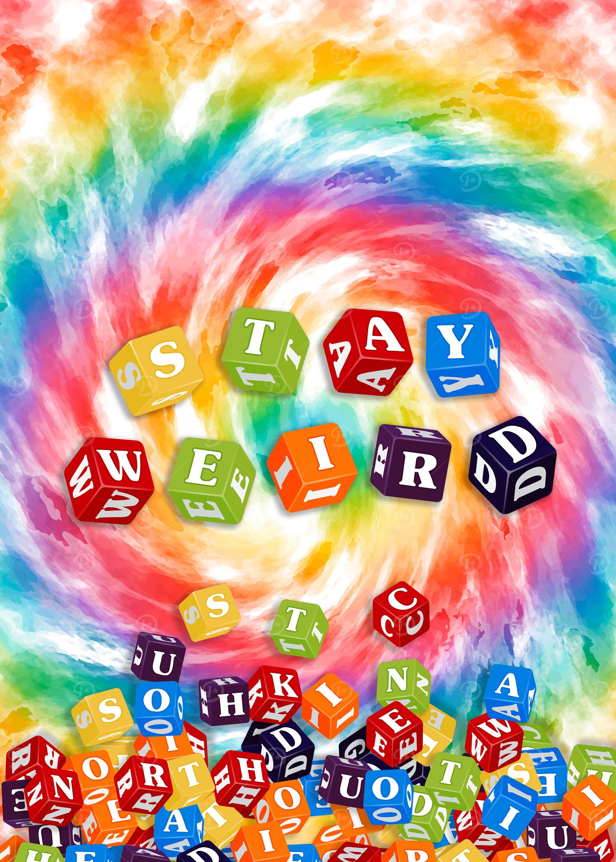 Kidcore Stay Weird Dices