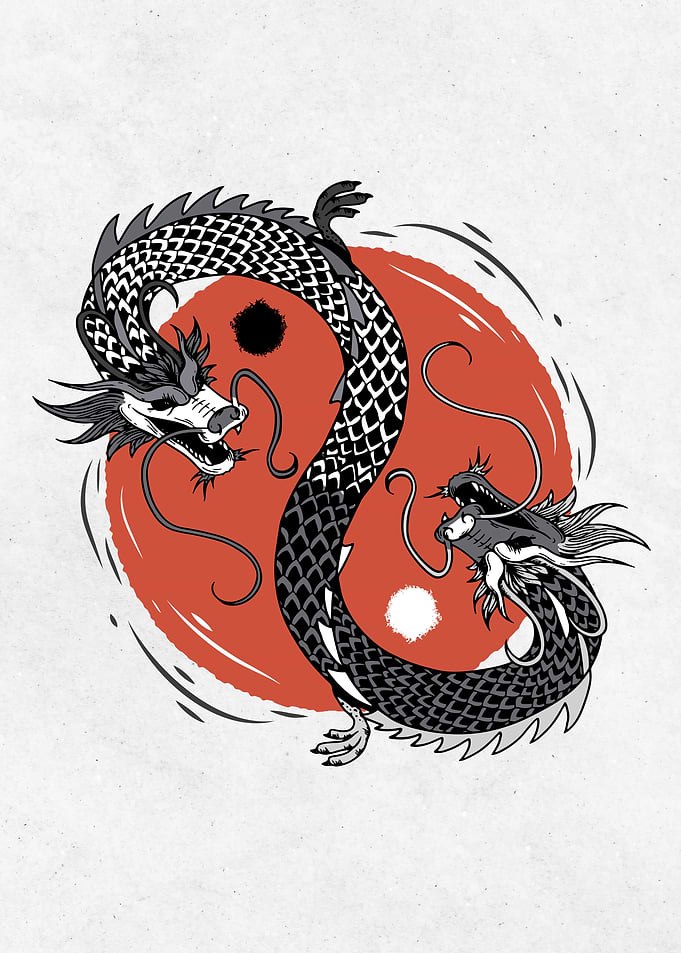 Yin Yang Dragons