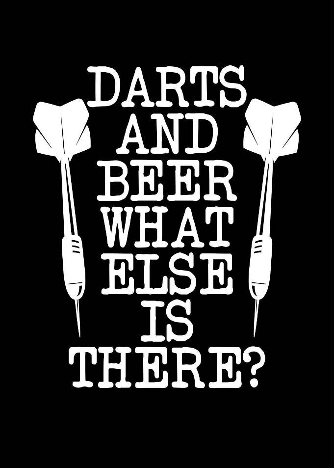 Darts and beer with two