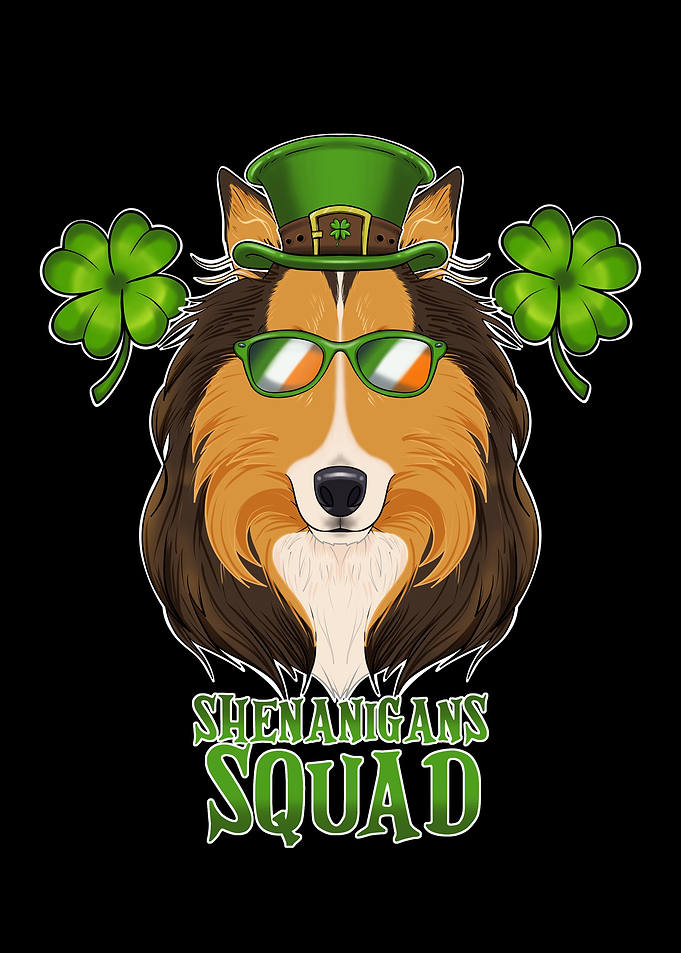 Collie St Patricks Day