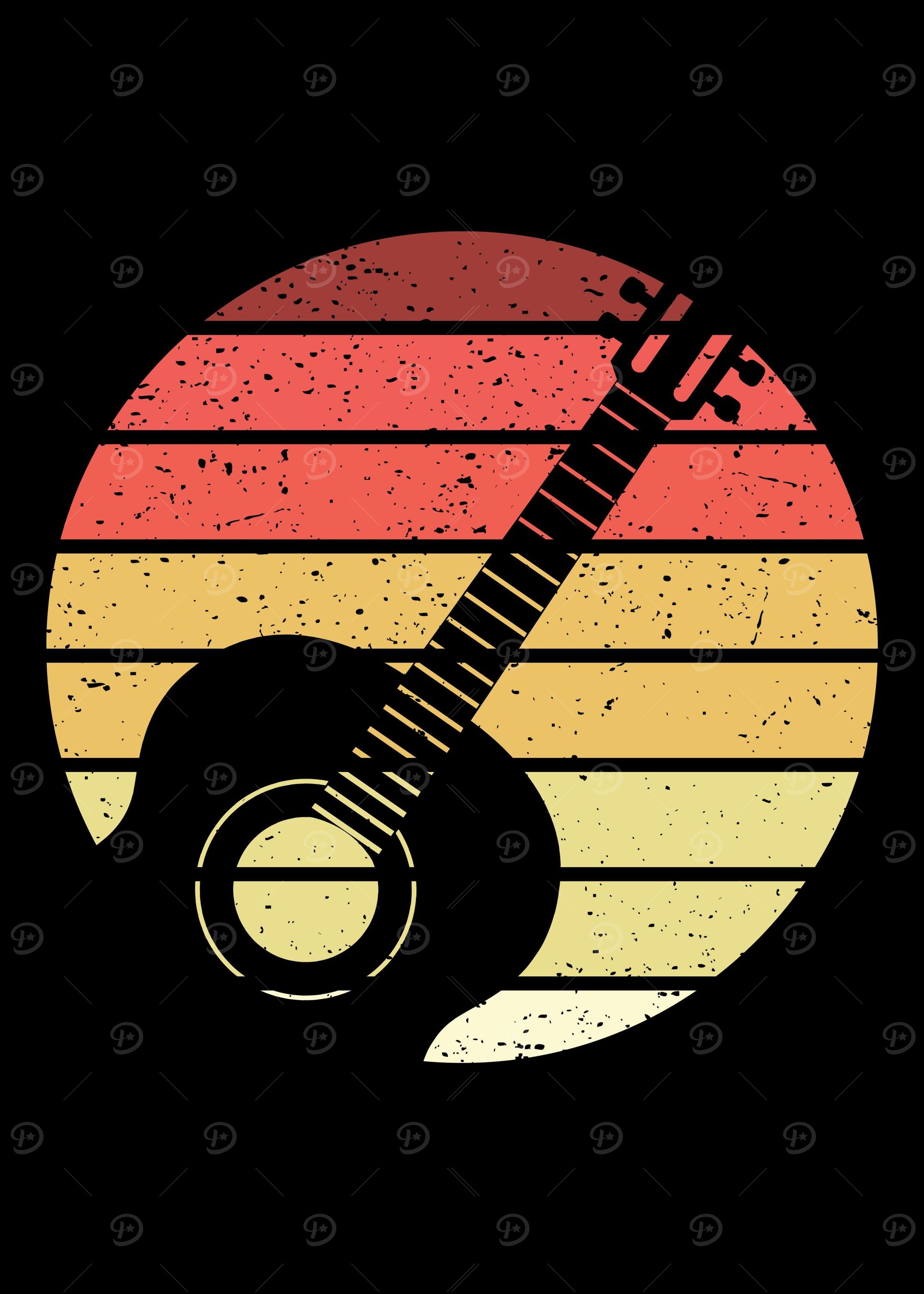 Guitar Retro Vintage
