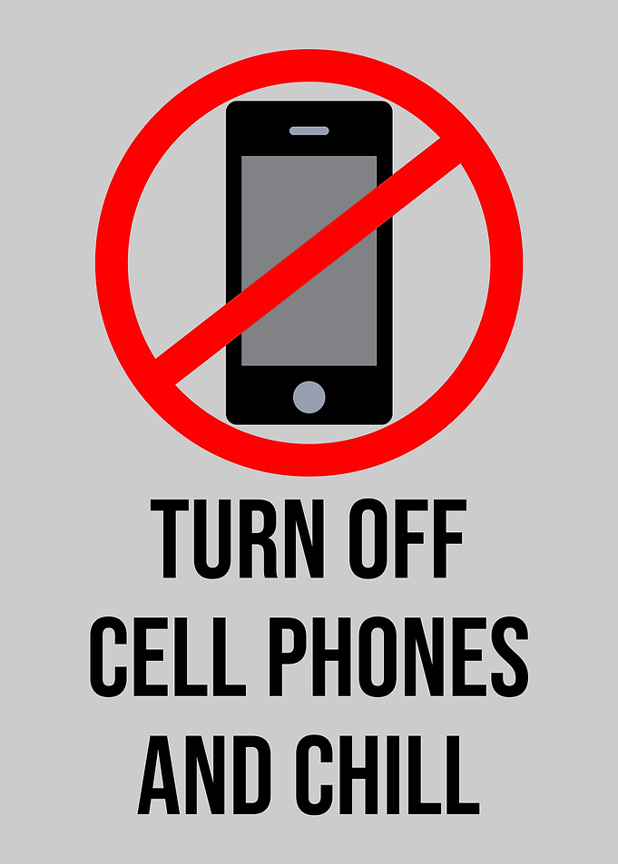No Cell Phone Wall Art